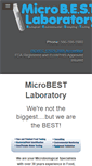 Mobile Screenshot of microbestlab.com